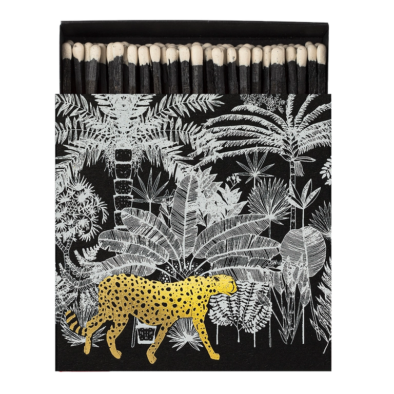 Archivist Safety Matches Black Cheetah in Jungle