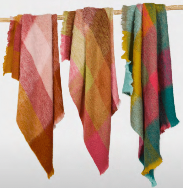 Mantas Ezcaray Mohair Throw Cuadros Nr. 4008