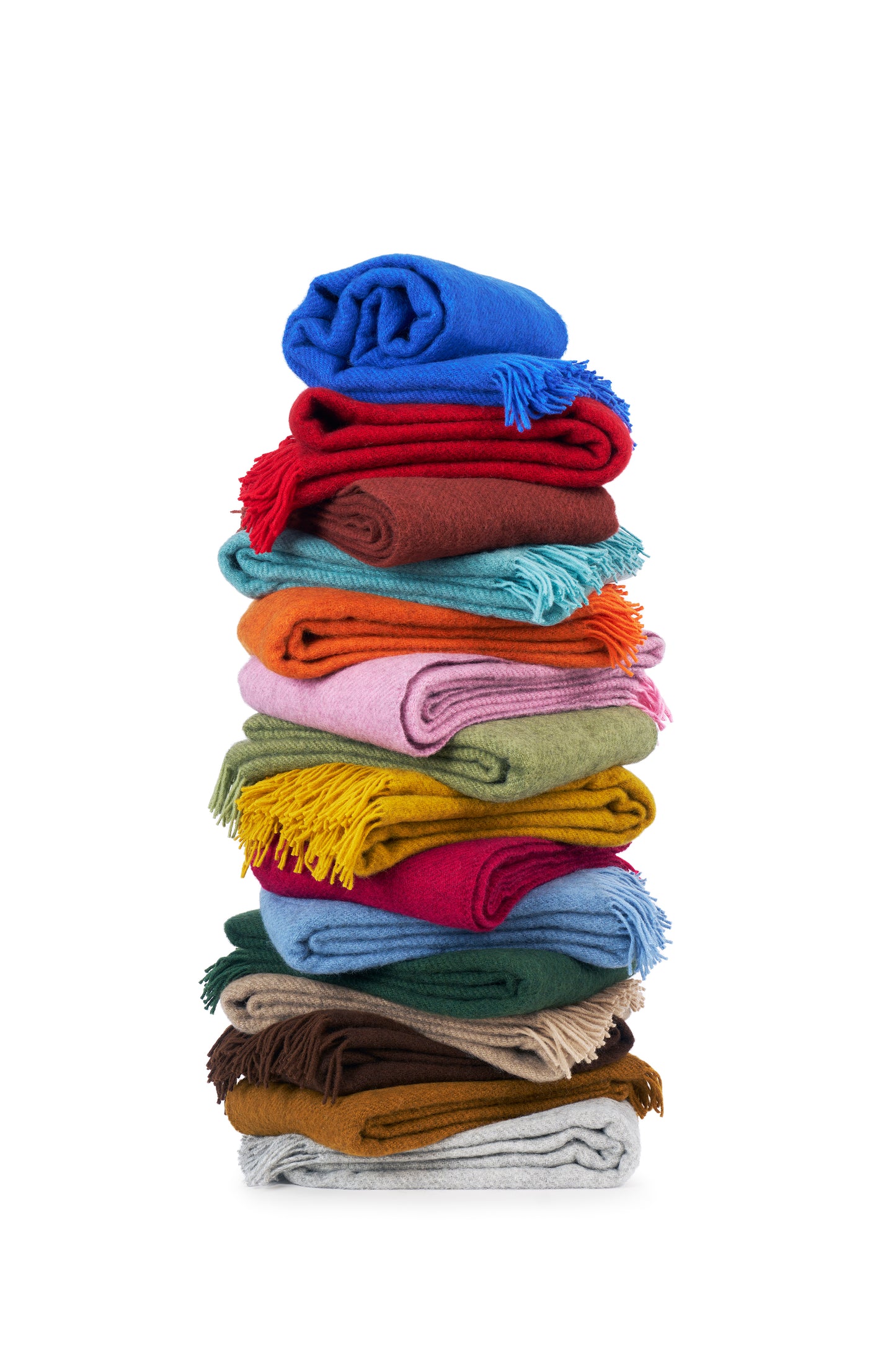 Klippan Yllefabrik Gotland Woven Wool Throw Pear