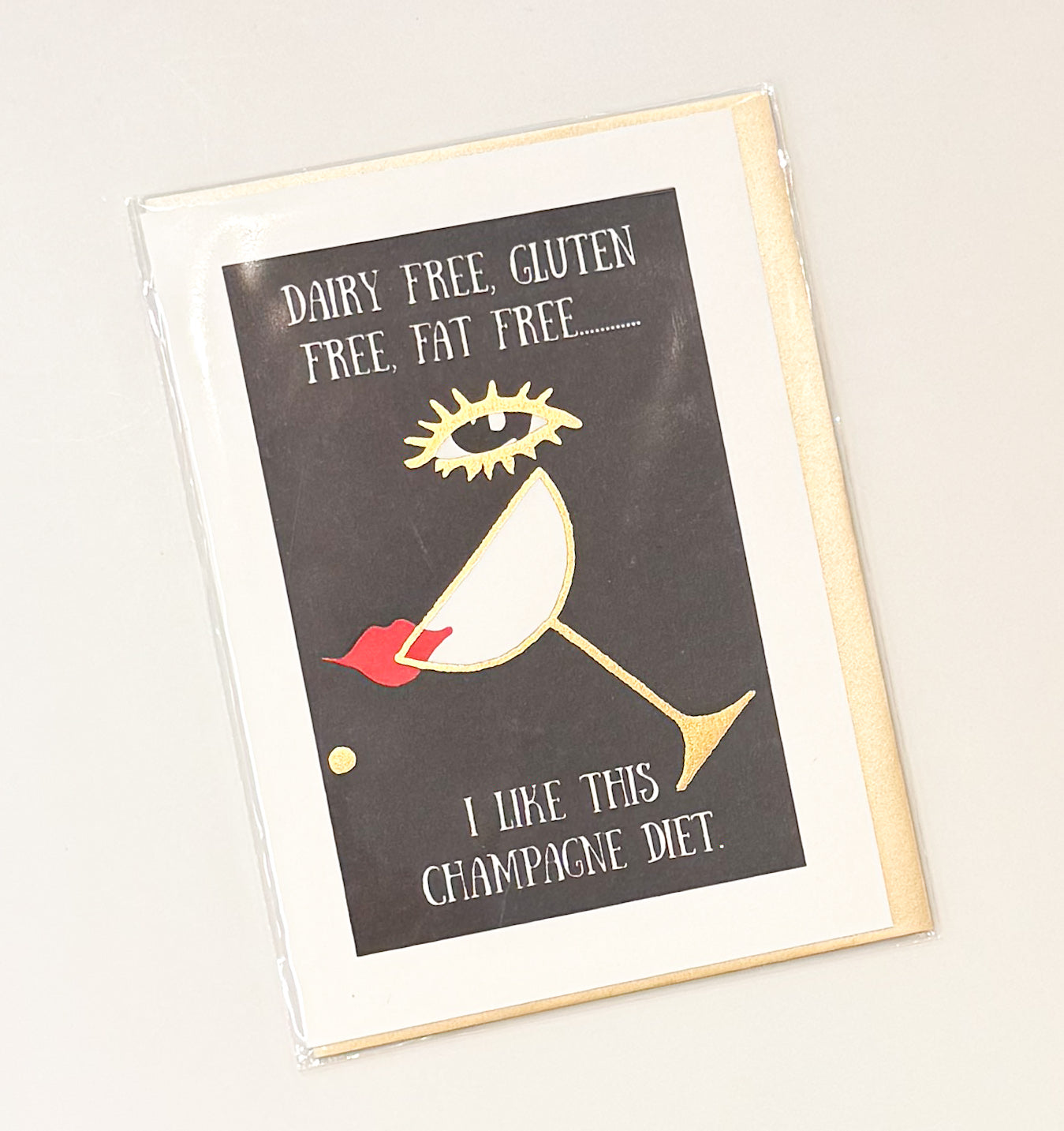 Archivist Grußkarte Champagne Diet