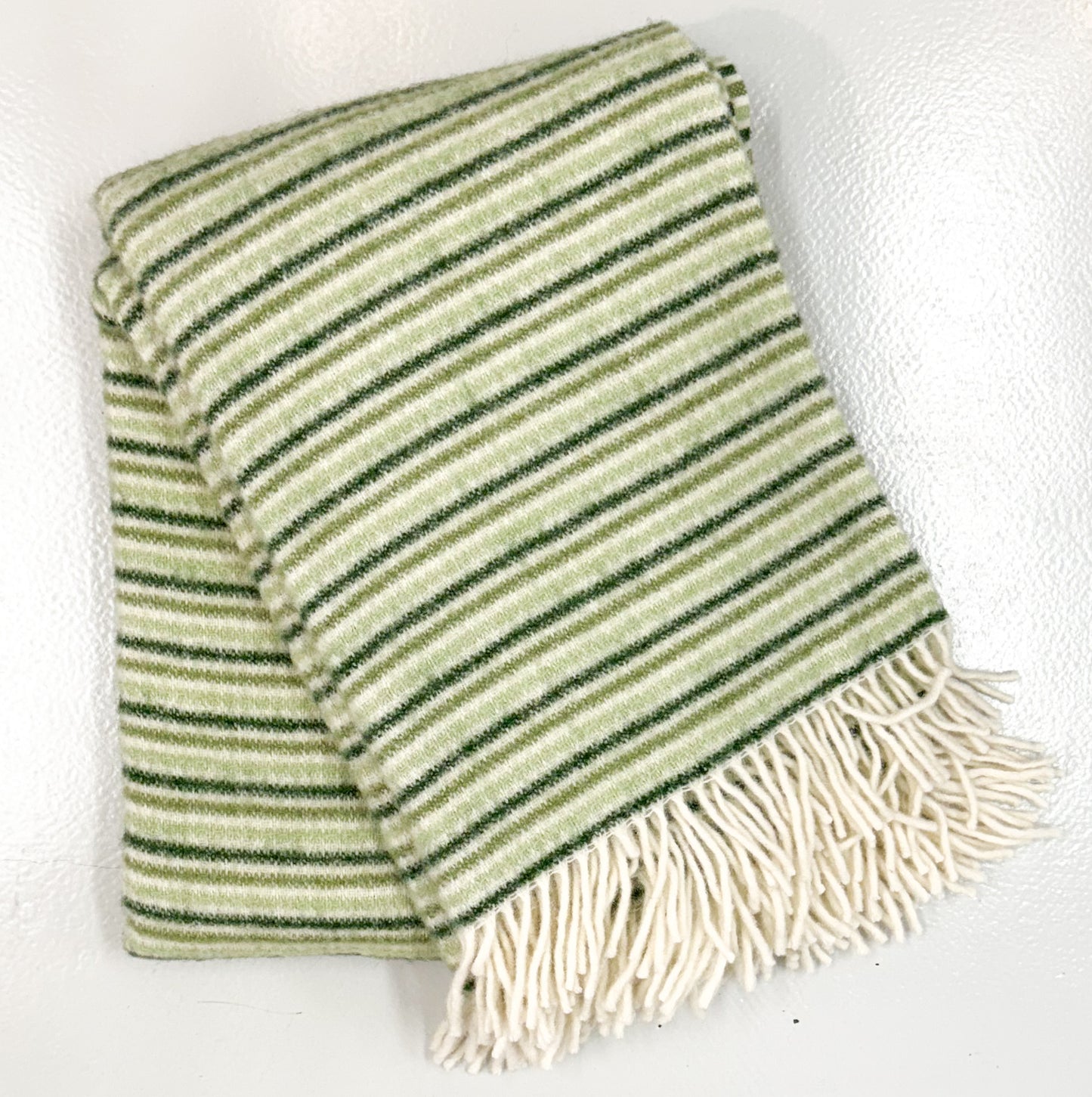 Klippan Yllefabrik Wolldecke 130x180cm Tint Green