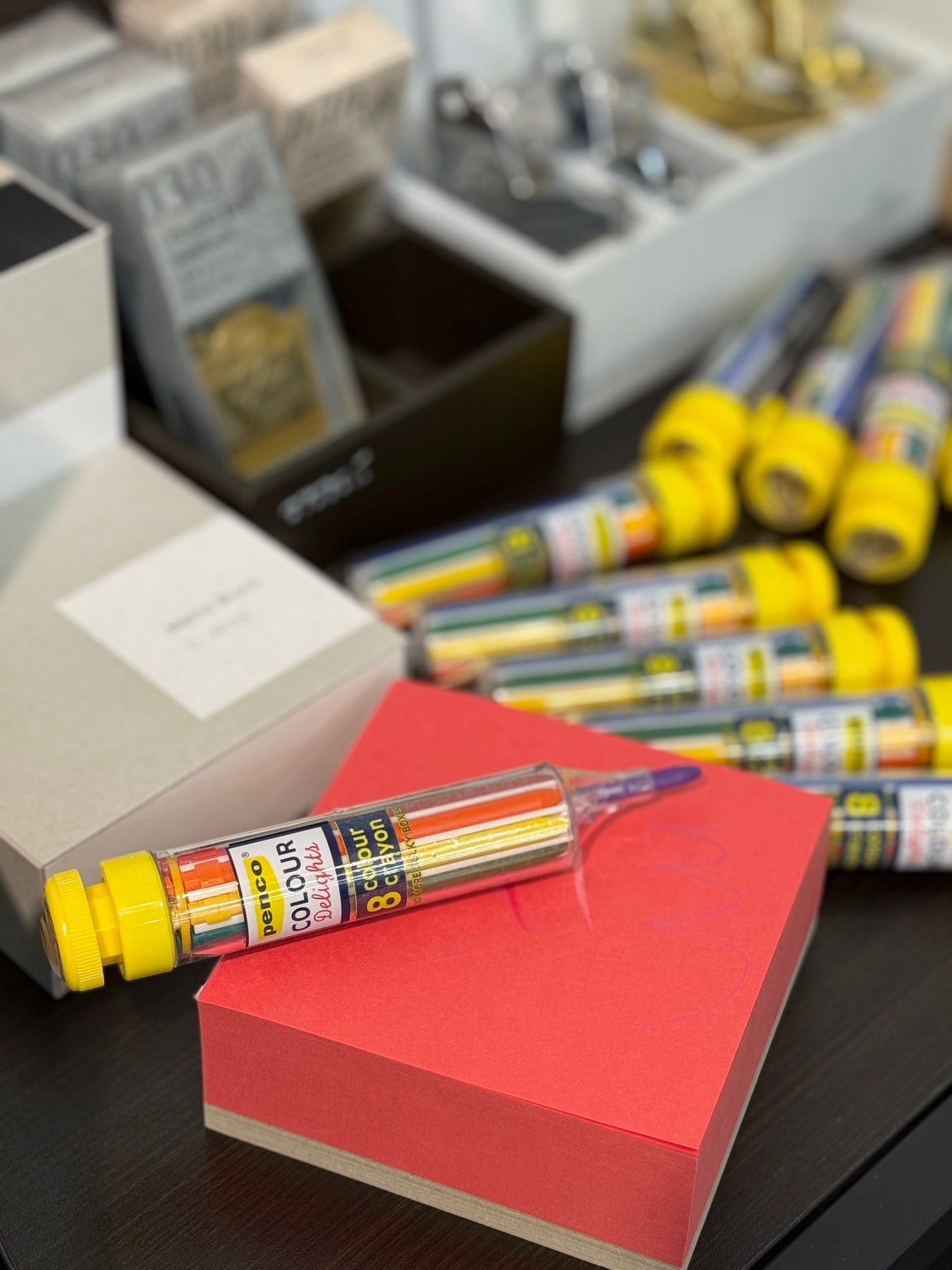 Penco 8 Color Crayon