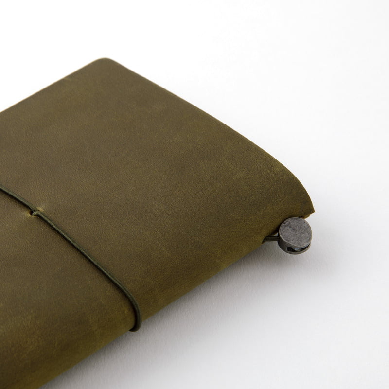 Travelers Company Notebook Leather Cover Olive