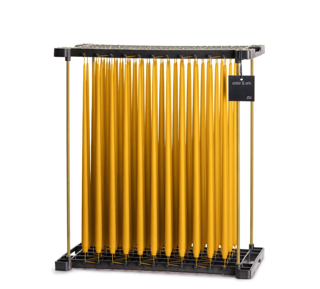 Ester & Erik Spitzkerze Amber #76 42cm