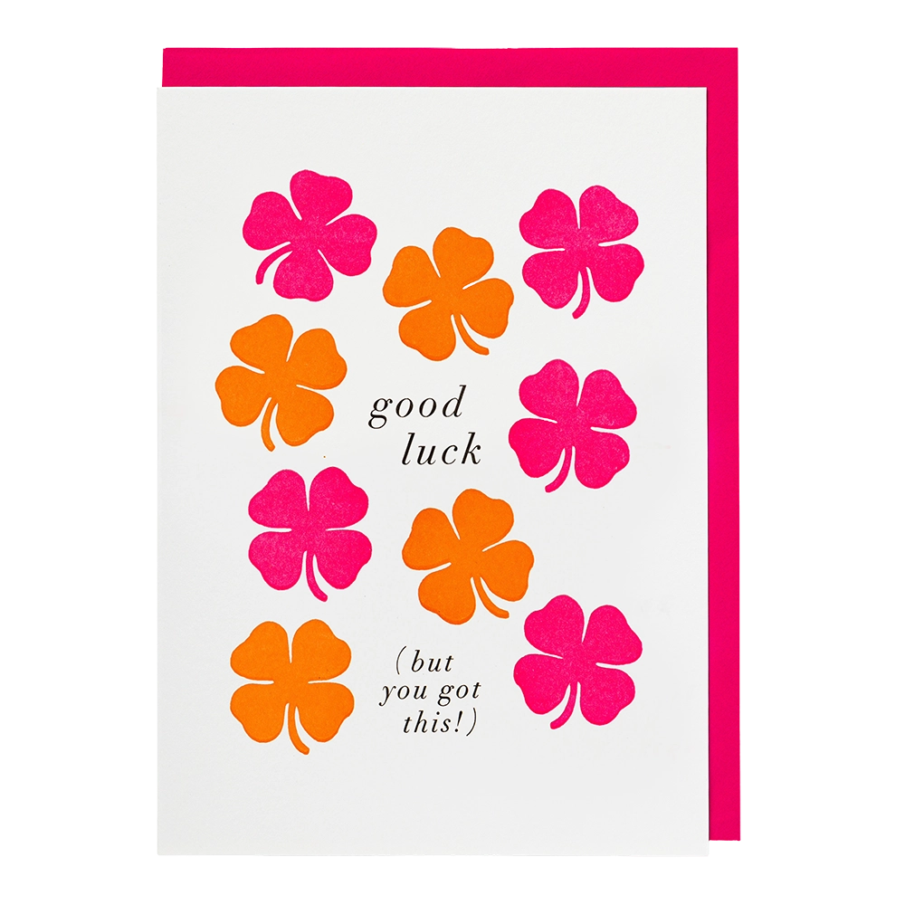 Archivist Grußkarte Bright Clover Good Luck