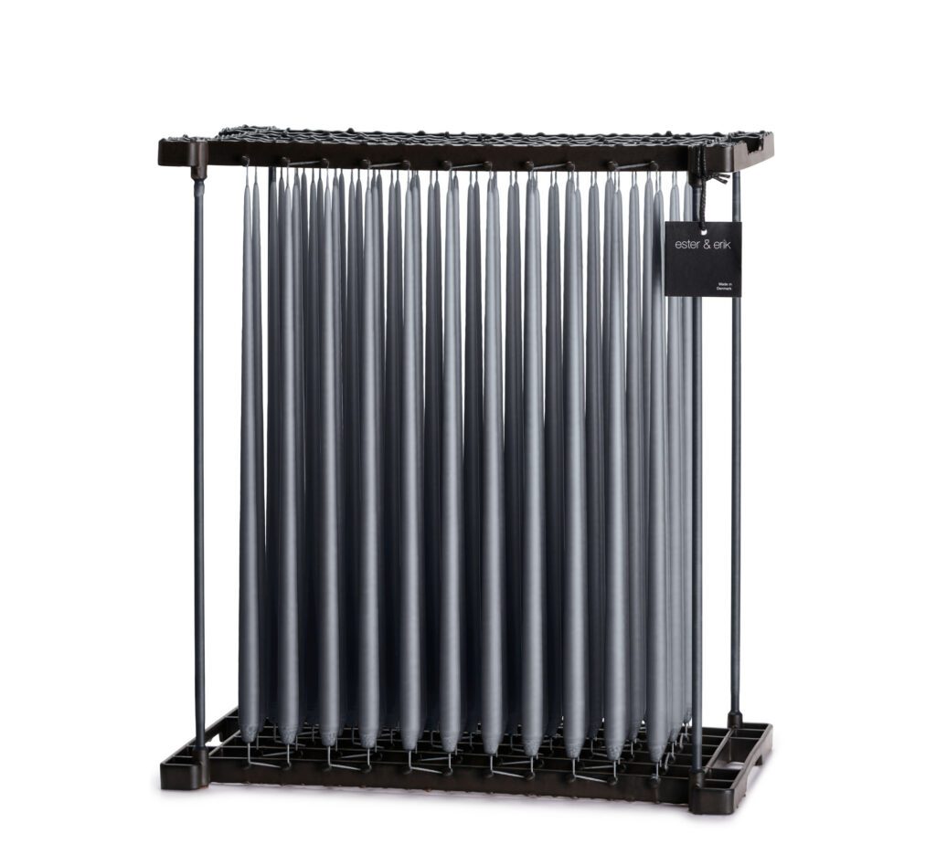 Ester & Erik Spitzkerze Dark Slate #74 42cm