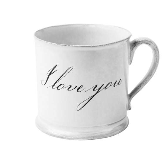Astier de Villatte John Derian I Love You Mug