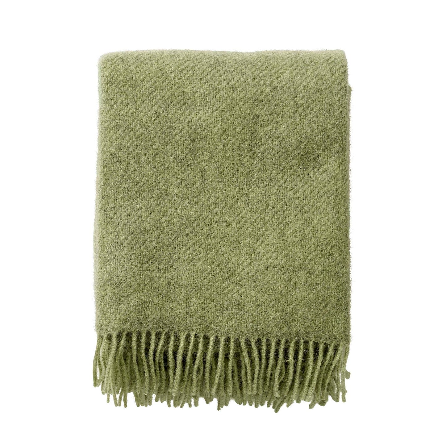 Klippan Yllefabrik Gotland Woven Wool Throw Pear