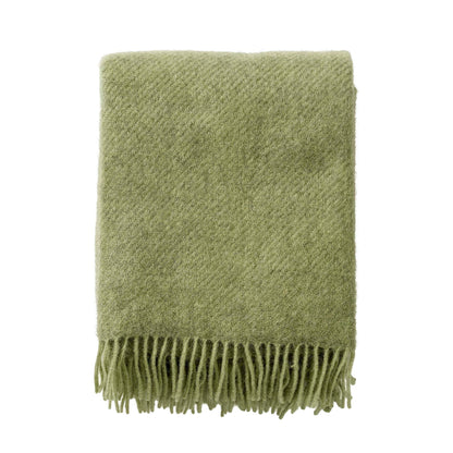Klippan Yllefabrik Gotland Woven Wool Throw Pear
