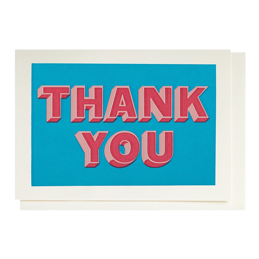 Archivist Grußkarte Thank You Type