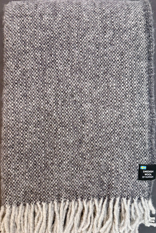 Klippan Yllefabrik Swedish Wool Vide Charcoal