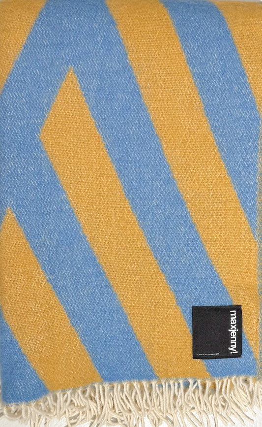 Klippan Yllefabrik Tangent Blue/Caramel