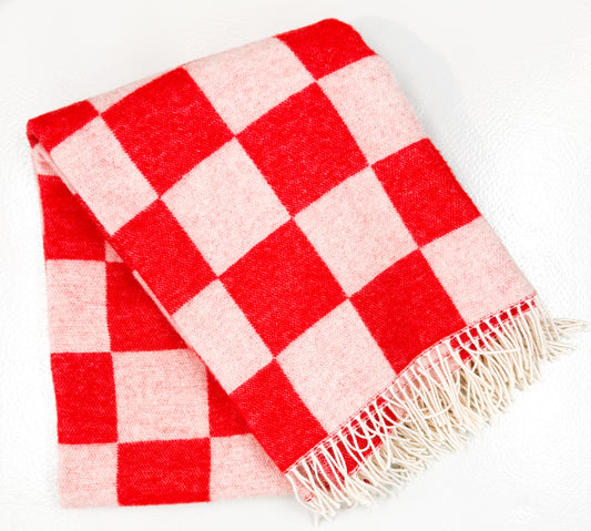 Klippan Yllefabrik Tile Red/White