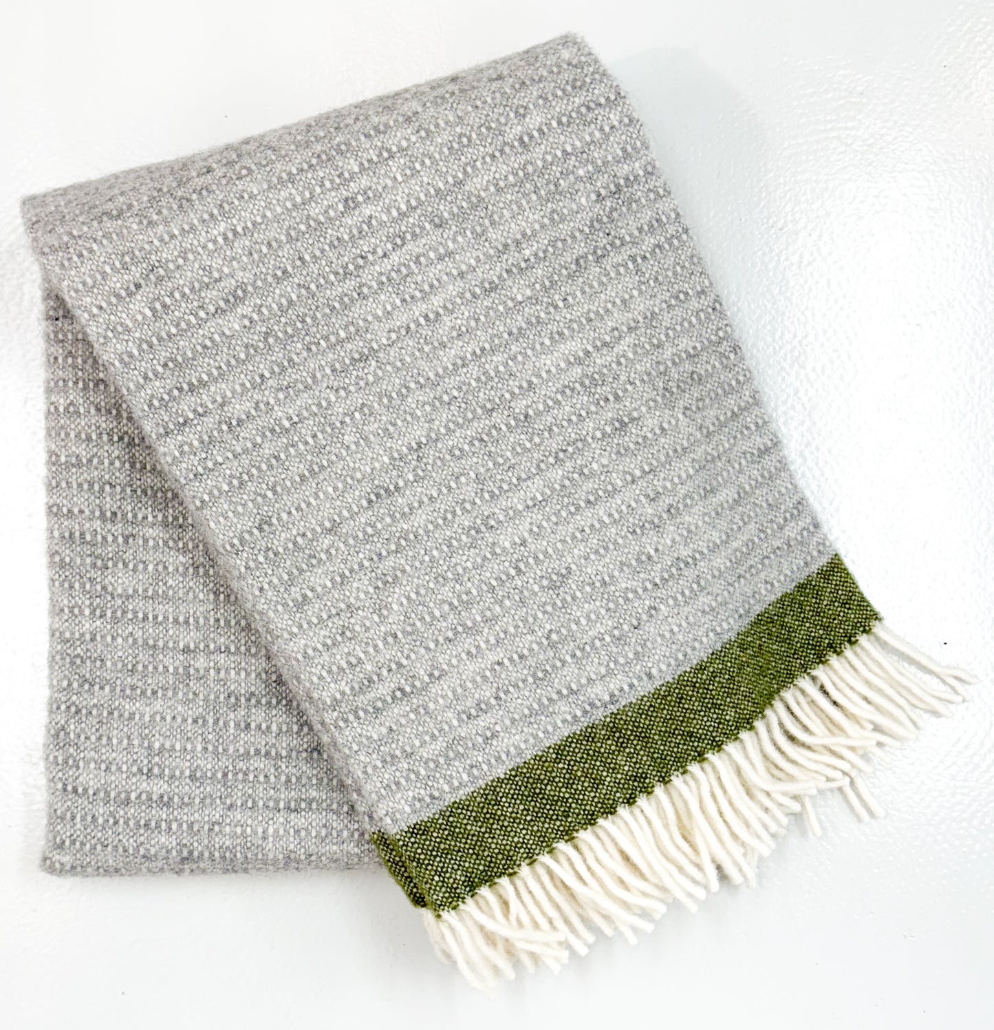 Klippan Yllefabrik Hampus 130x200cm Grey/Avocado