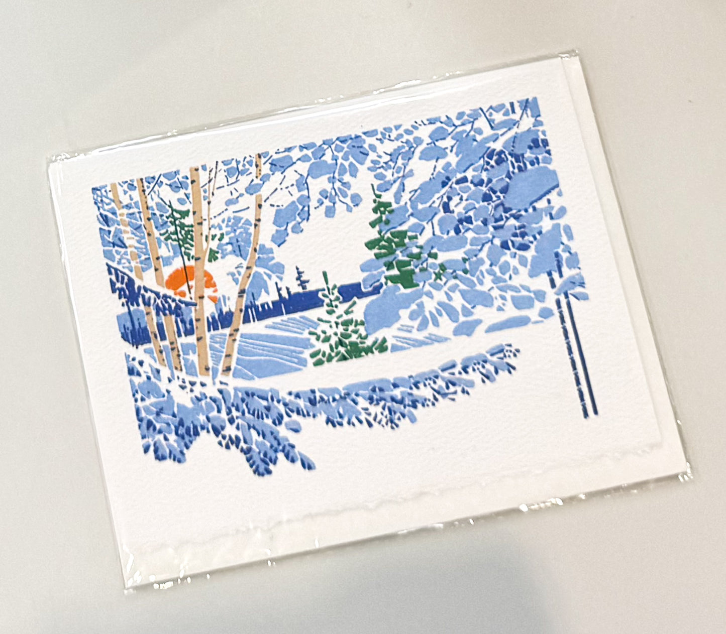 Archivist Grußkarte Winterlandschaft