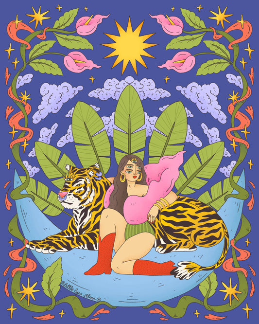 Yày Atelier Tap Art Poster Magic Nature LEA x YÁY