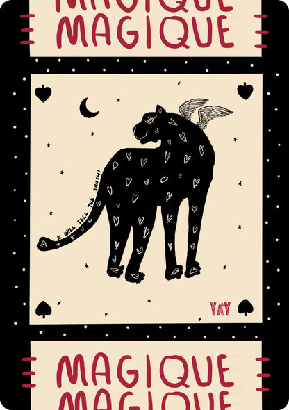 Yày Atelier Tap Art Poster Magique Wahrsagerin