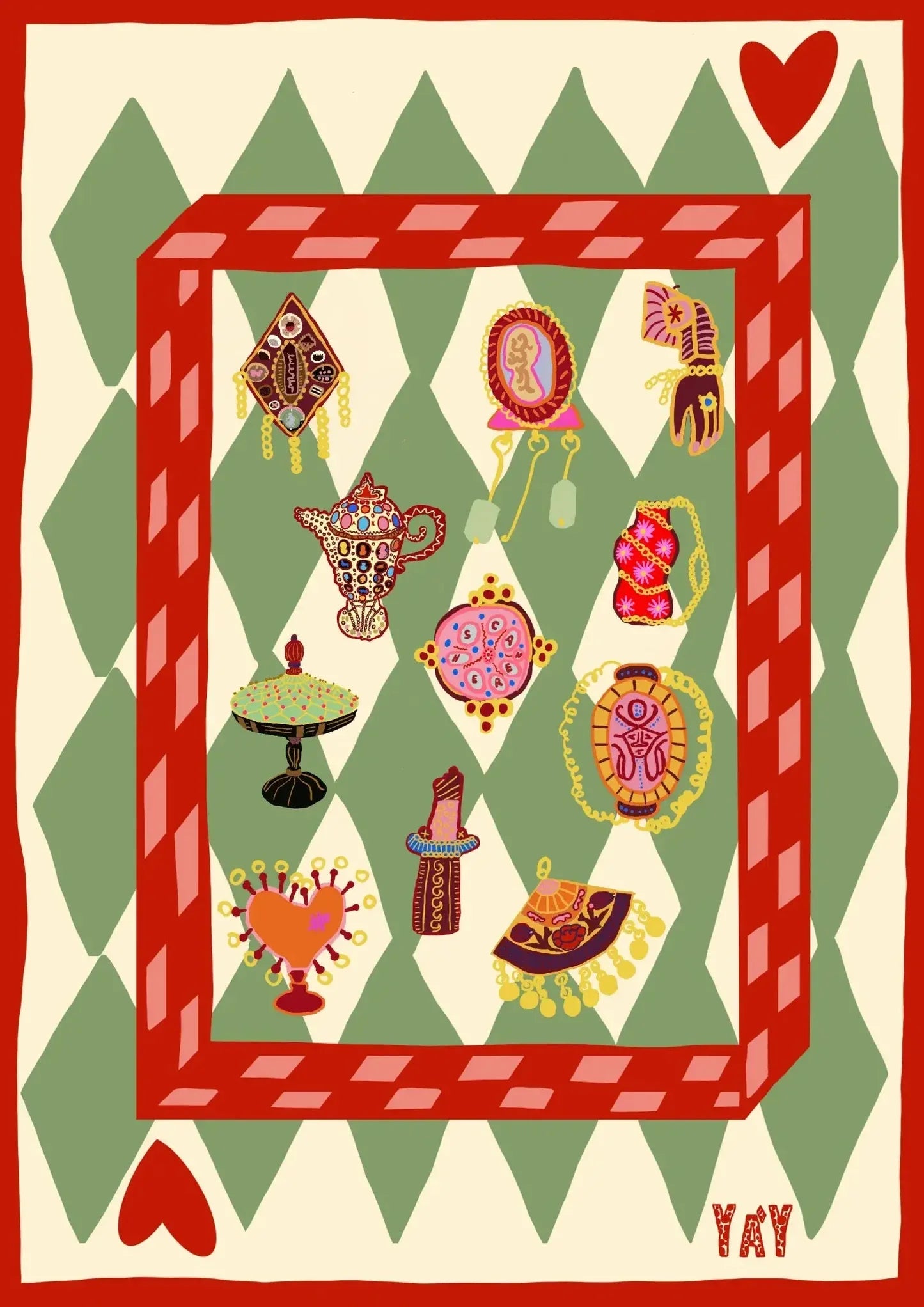 Yày Atelier Tap Art Poster Interactive Abundance DINA4