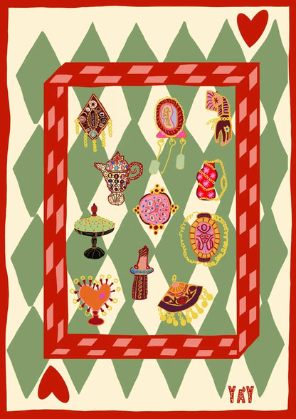 Yày Atelier Tap Art Poster Interactive Abundance DINA4