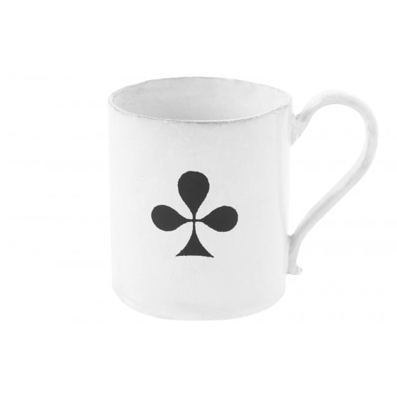 Astier de Villatte Black Clover Ace of Clubs Mug