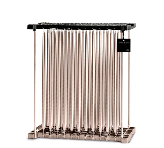 Ester & Erik Peitschenkerze 42cm champagne metallic