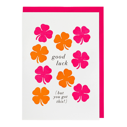 Archivist Grußkarte Bright Clover Good Luck