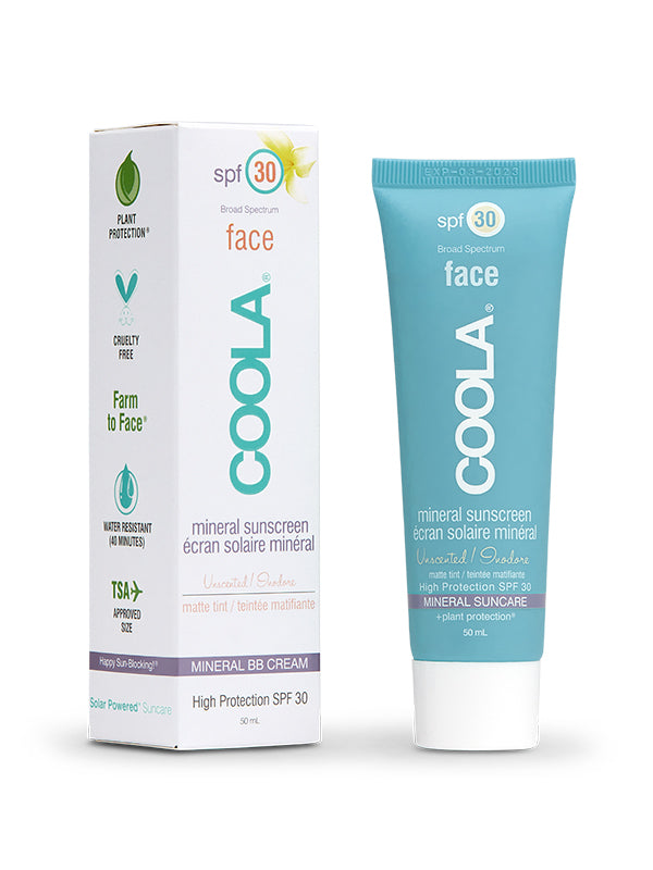 Coola Mineral Face Matte Tinted Moisturizer Spf 30 Unscented 50 ml