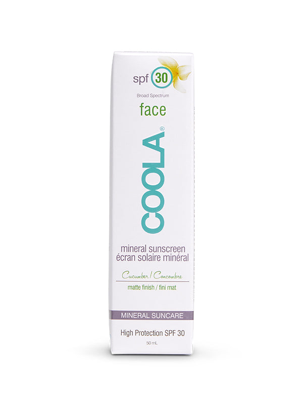 Coola Mineral Face Moisturizer SPF 30  Matte Finish Cucumber 50 ml
