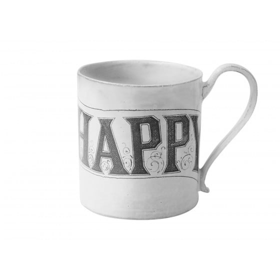 Astier de Villatte Happy Mug L12,5 x B8,2 x H10 cm