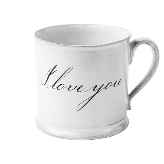 Astier de Villatte John Derian I Love You Mug