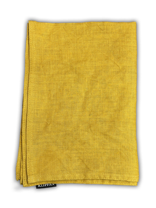 Klippan Yllefabrik Kitchen Towel Linn Mustard