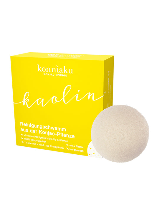 konnìaku Konjac Schwamm Kaolin