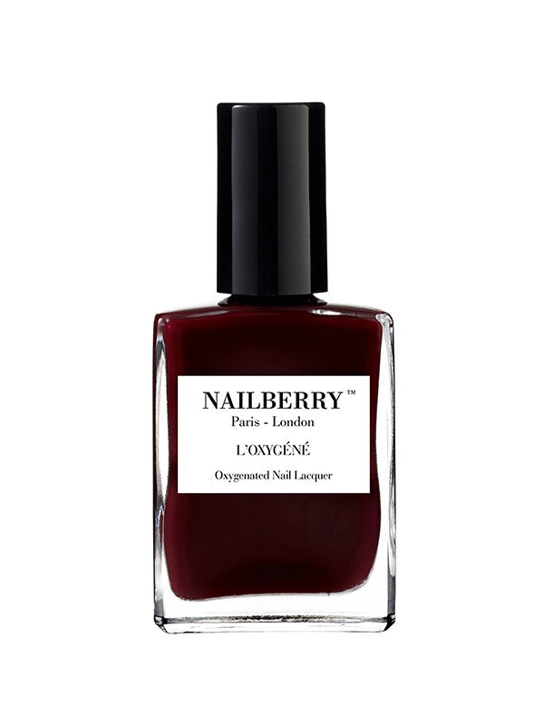 Nailberry Oxy Nail Polish Noirberry 15 ml very deep red black