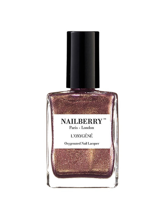 Nailberry Oxy Nail Polish Pink Sand 15 ml pink gold plus fine glitter