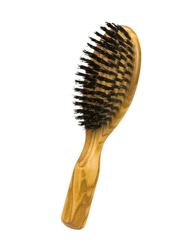 Redecker Olivenholzhaarbürste Wildschweinborste 9 Reihen