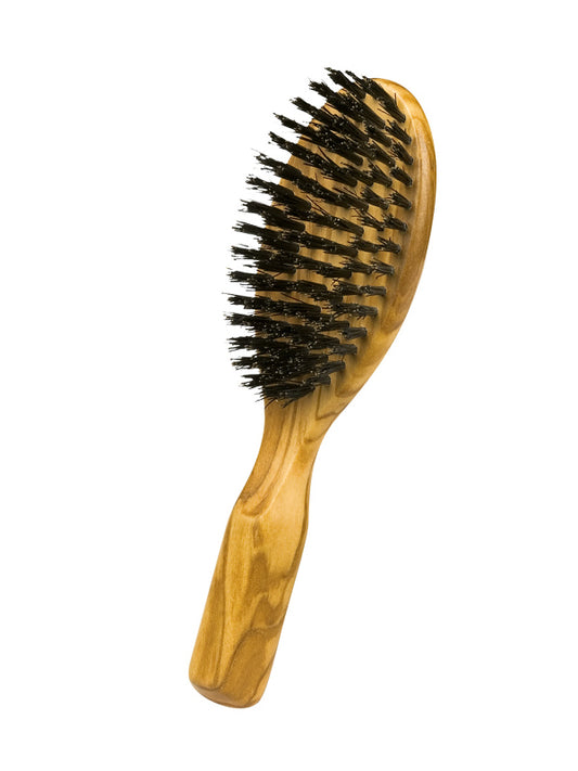 Redecker Olivenholzhaarbürste Wildschweinborste 9 Reihen