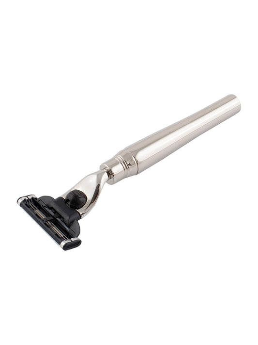 Redecker Rasierer Metall verchromt für Mach 3