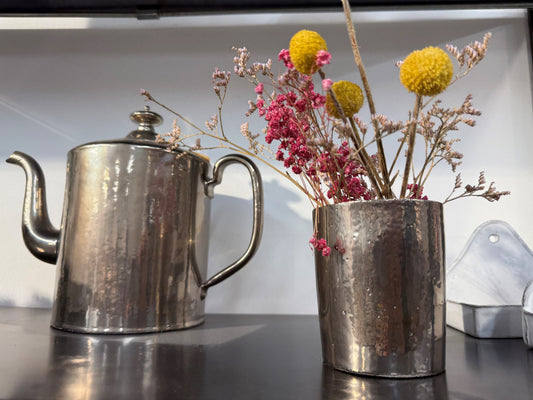 Astier de Villatte Rien Small Vase (Platinum Exterior)