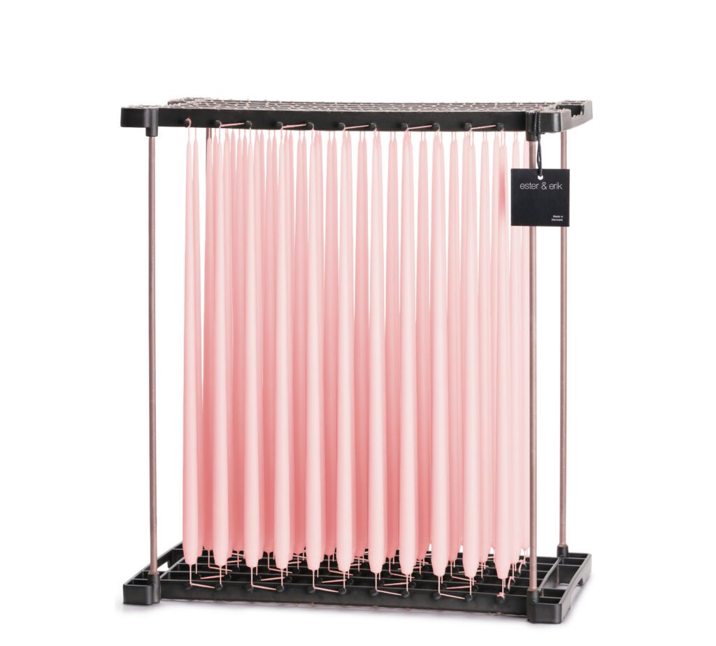 Ester & Erik Spitzkerze Rose Quartz #38 42cm