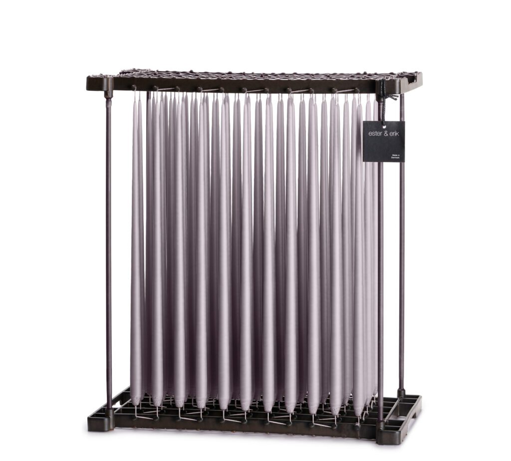 Ester & Erik Spitzkerze Zinc Pearl #09/2 42cm